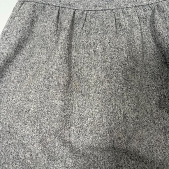 Vintage 80s Evan-Picone Wool Gray Skirt Suit Set Women’s 14 USA Runs Small - Picture 11 of 14